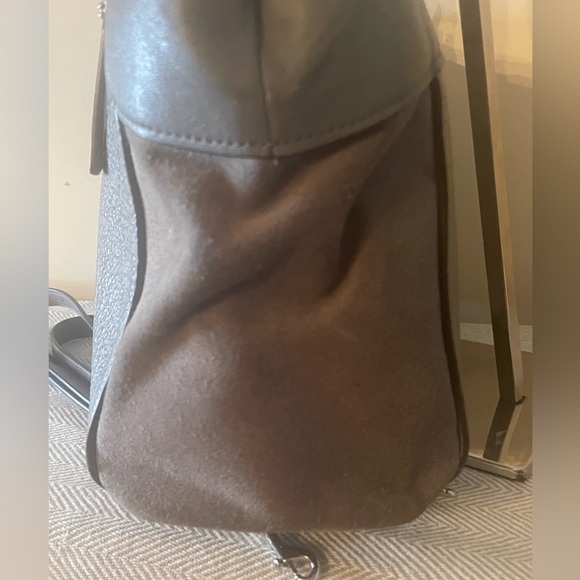 Coach Brooke Carryall Gray Suede Trim  Satchel/ Crossbody - GUC - Picture 6 of 14